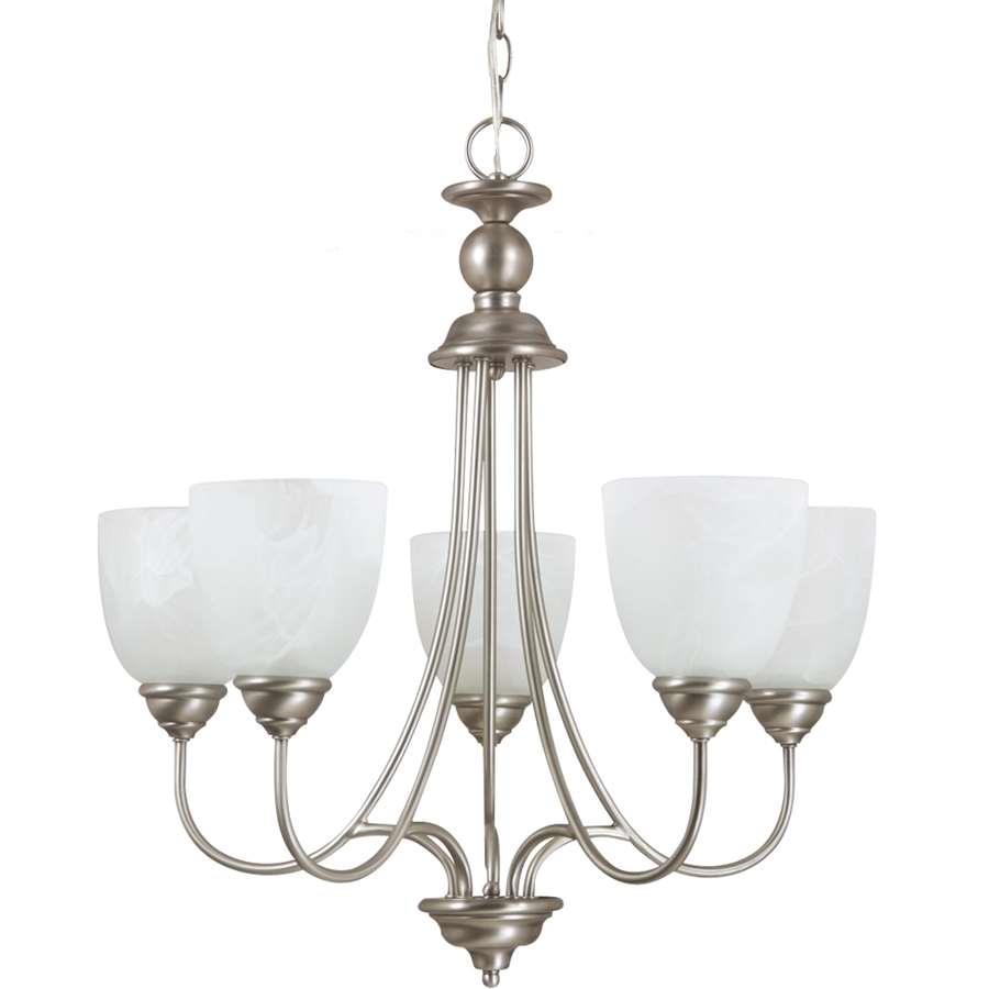 Sea Gull Lighting Lemont 5 Light Chandelier, Antique Brushed Nickel   31317 965