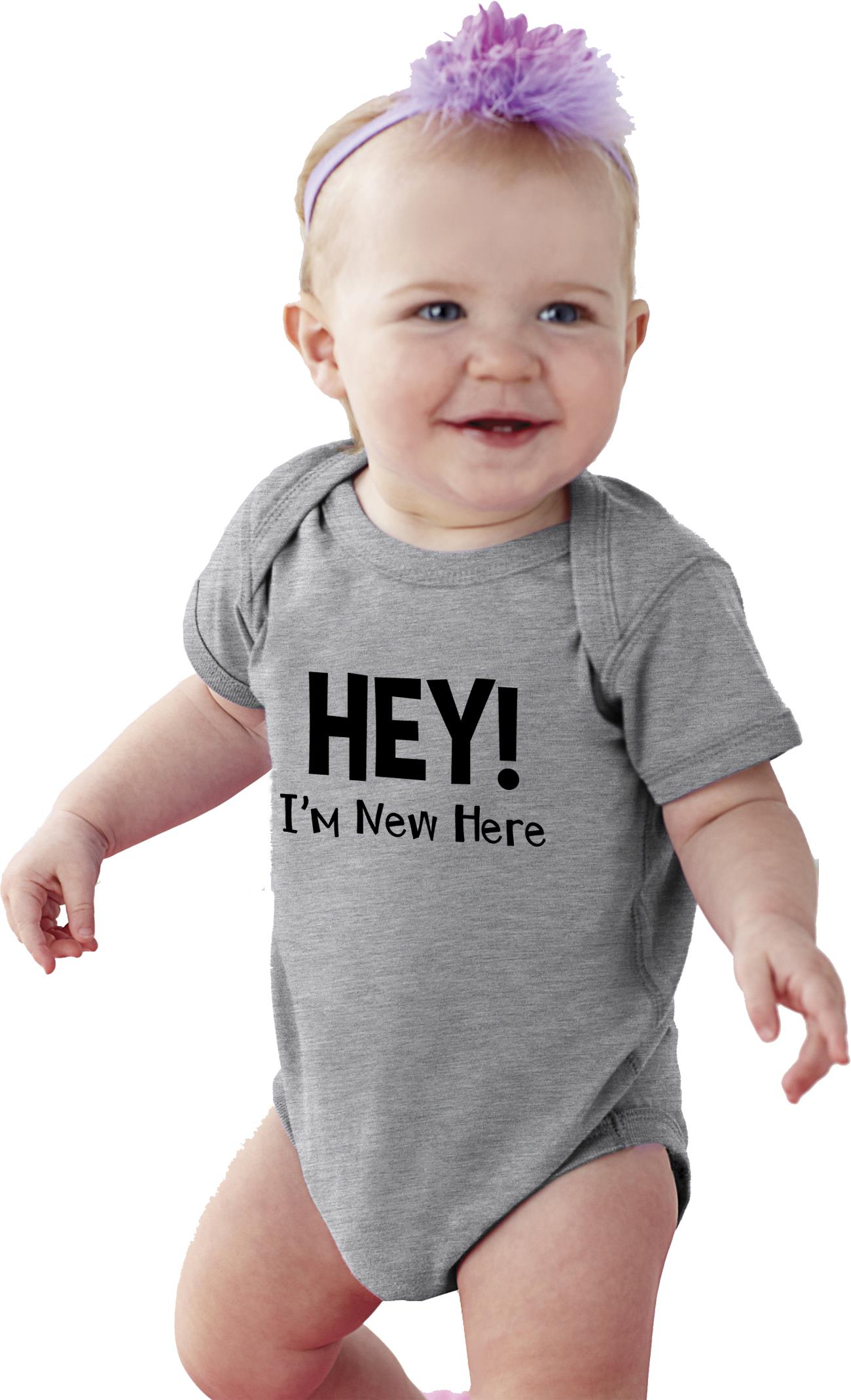 Hey I'm New Here Baby Romper Cute Toddler One Piece Twelve Months