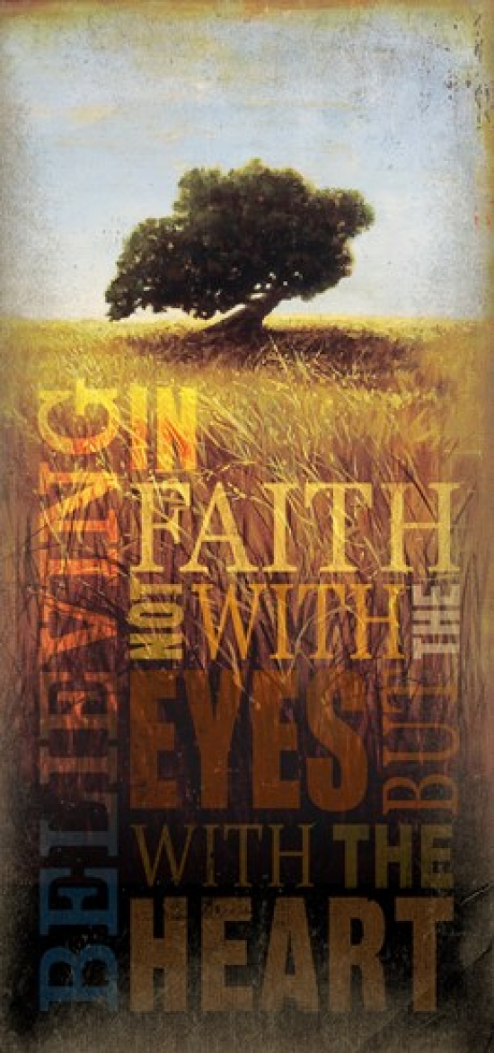 Faith Poster Print by Cory Steffen (17 x 36)