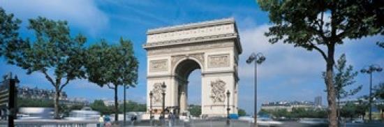 France, Paris, Arc de Triomphe Poster Print by Panoramic Images (36 x 12)