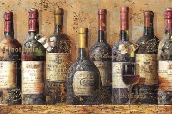 Wine Collection I Poster Print by NBL Studio (18 x 12)