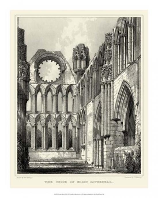Gothic Detail X Poster Print by R W Billings (16 x 20)