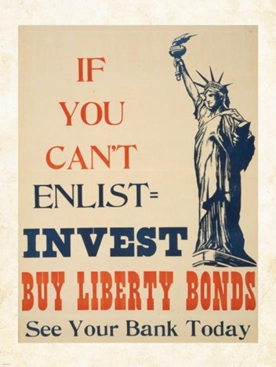 If you Can't Enlist, Invest Poster Print (18 x 24)