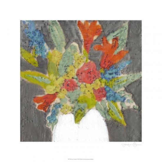 Susan's Garden I Poster Print by Jennifer Goldberger (24 x 24)