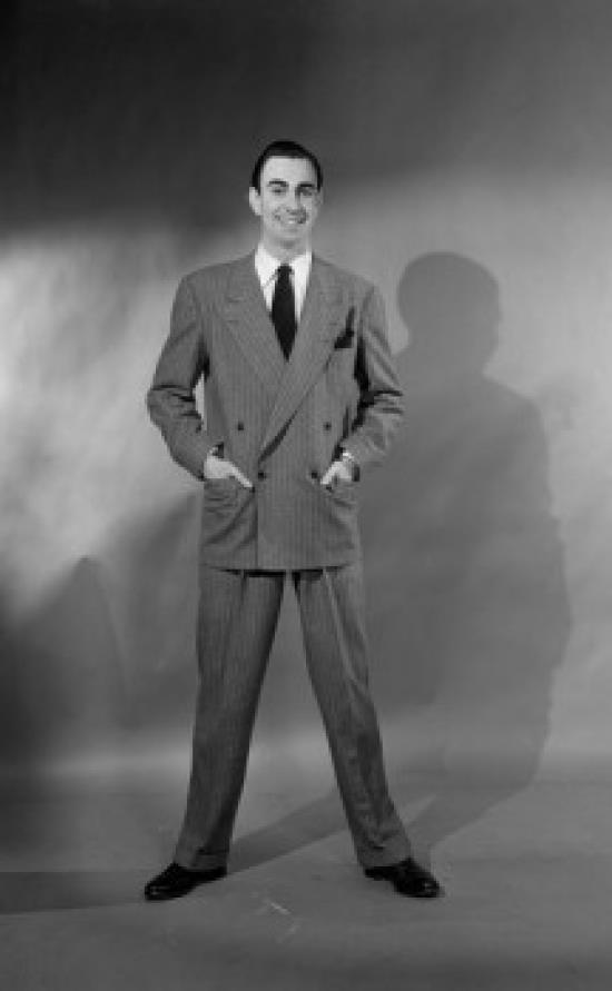 Portrait of mid adult man wearing suit Poster Print (18 x 24)