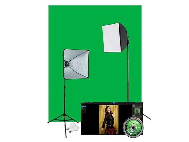 Westcott Illusions uLite Green Screen Photo Lighting Kit