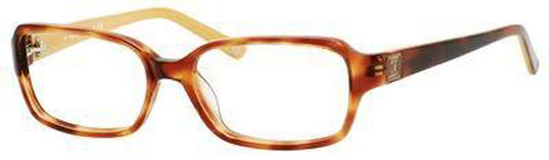 LIZ CLAIBORNE Eyeglasses  399 0DC9 Amber Havana 53MM