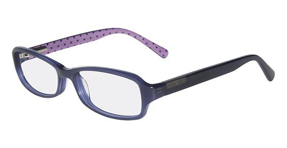 NINE WEST Eyeglasses NW5001 434 Navy 50MM