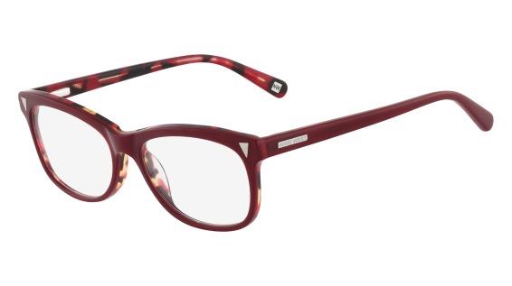 NINE WEST Eyeglasses NW5006 624 Red Marble 50MM