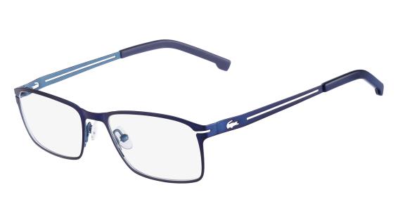 LACOSTE Eyeglasses L2167 424 Satin Blue 53MM