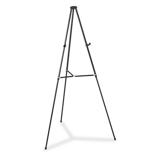 Lightweight Telescoping Tripod Easel, Adjusts 38" to 66" High, Aluminu