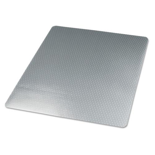 Cleated Chair Mat for Medium Pile Carpet, 46w x 60l, Clear