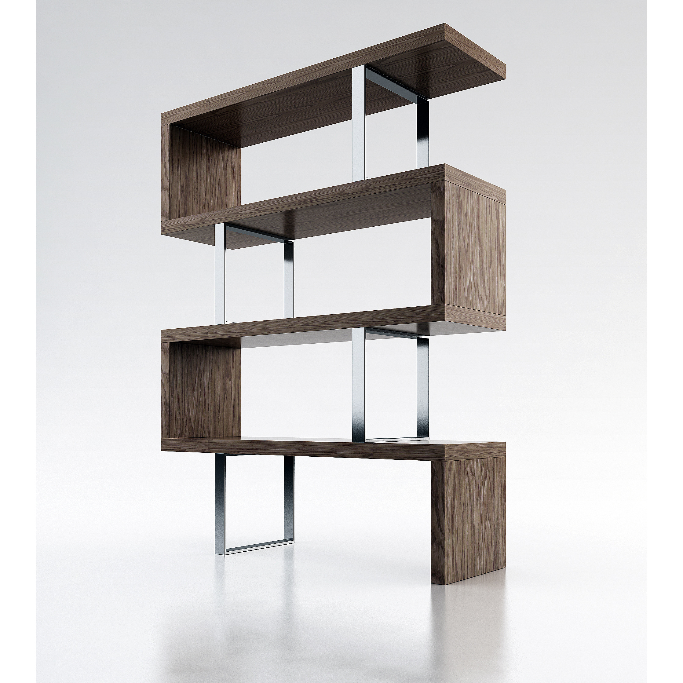 Modloft Pearl Modern Bookcase