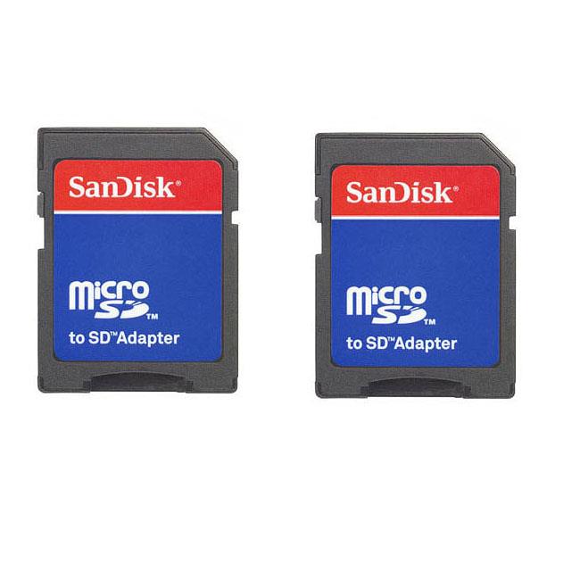 Sandisk MicroSD & MicroSDHC to SD Adapter (Static Pack)   Card Readers