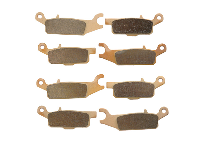 2009 2014 Yamaha YFM 550 4WD Grizzly Auto FI Sintered HH Front & Rear Brake Pads