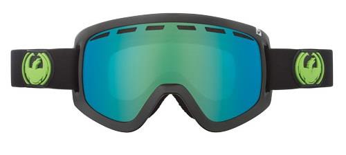 Dragon Alliance D1 722 4282 Jet / Green ION + Yellow Blue ION Goggles