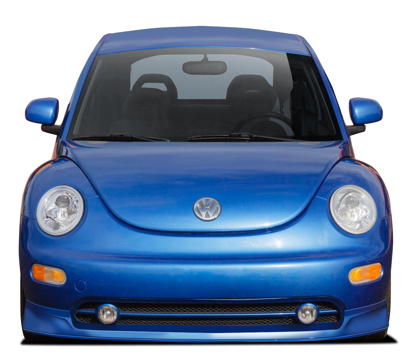 Couture Polyurethane  Volkswagen Beetle  Vortex Front Lip Under Spoiler Air Dam   1 Piece > 1998 2005