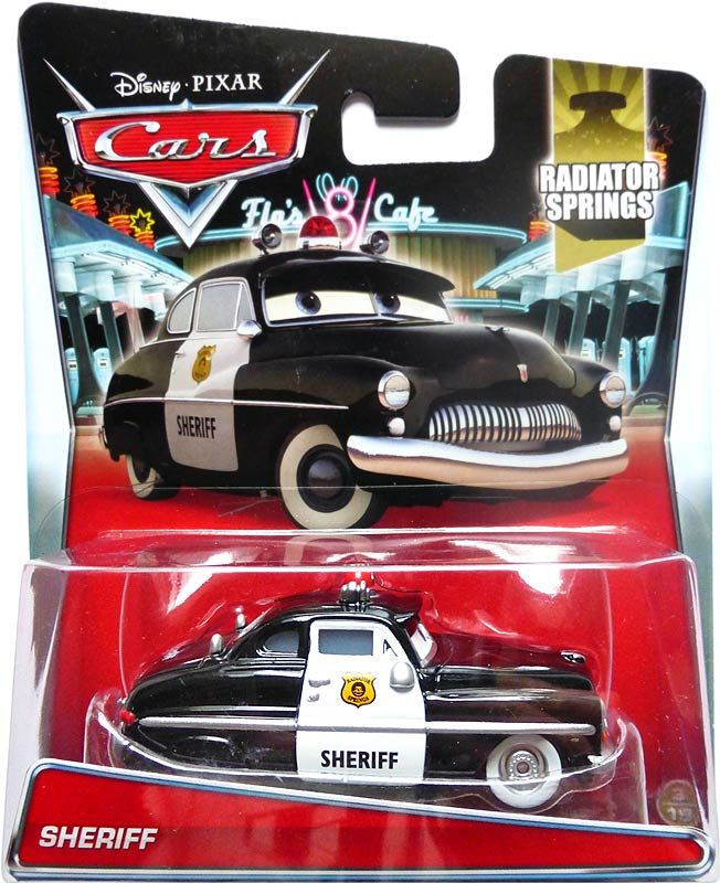 Disney Pixar Cars Radiator Springs Sheriff 1:55 Diecast