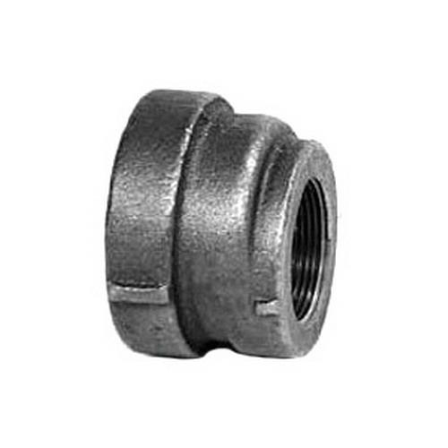 Anvil 368 Black Cast Iron Eccentric Reducing Coupling, 2" x 1"