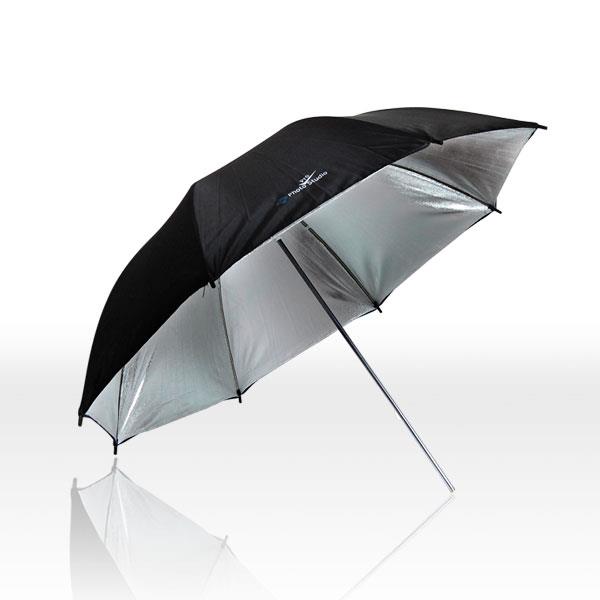 LoadStone Studio 33inch Studio Flash Black/Silver Reflector Umbrella LTG377