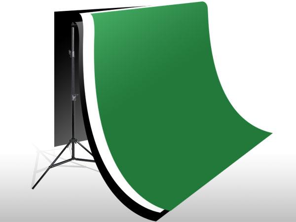 Loadstone Studio Backdrop Green Black Muslin LTG1734