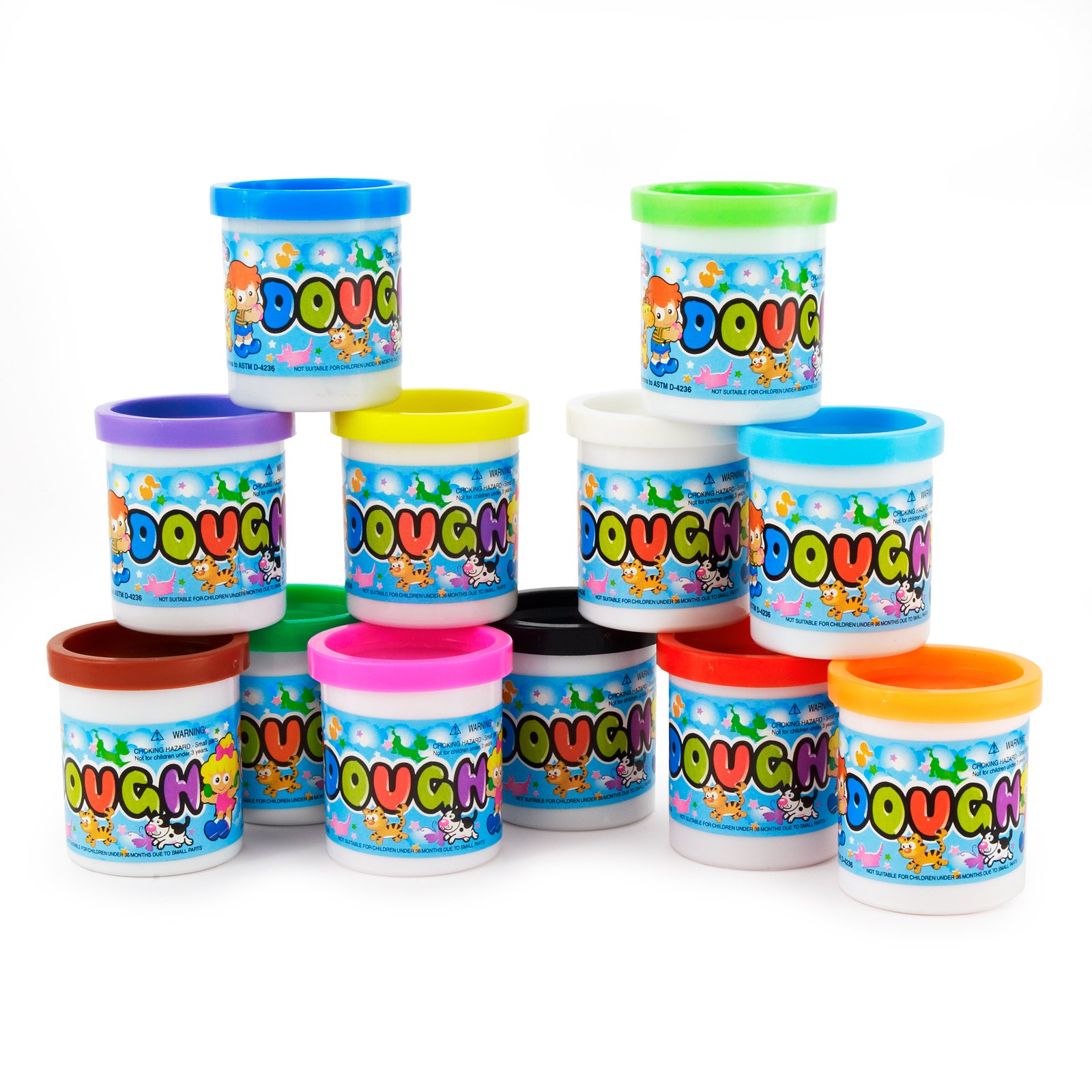 Color Dough Asst. (12 count)   dough