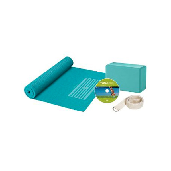 Gaiam Yoga for Beginners Kit (w/ New Props)