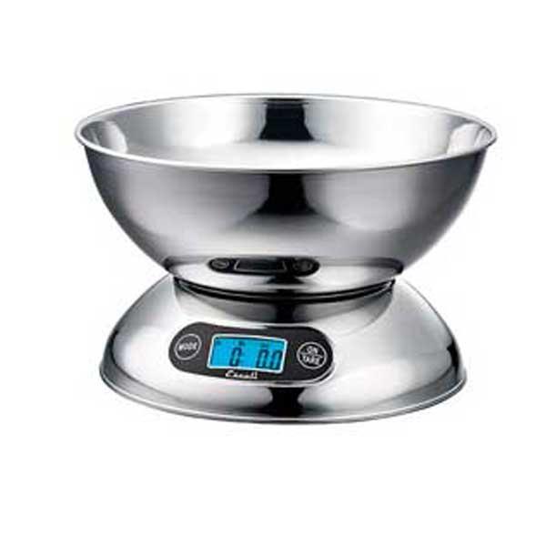 Escali Rondo Stainless Steel Scale, 11 Lb / 5 Kg