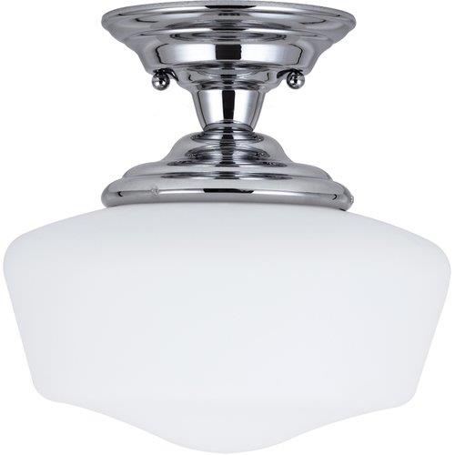 Sea Gull Lighting Fluorescent Academy Small Semi Flush Mount   77436BLE 782