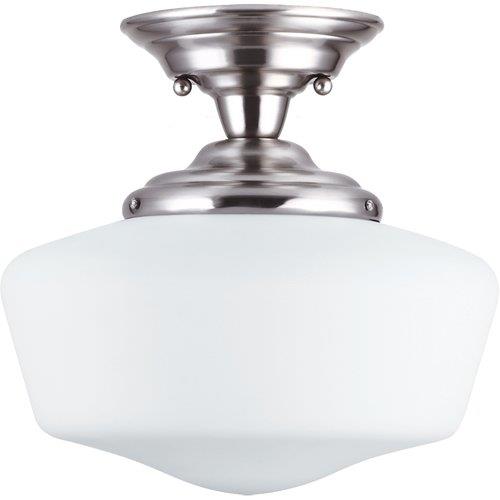 Sea Gull Lighting Academy Medium Semi Flush Mount, Heirloom Bronze   77437 782