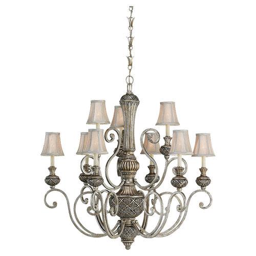 Sea Gull Lighting Nine Light Highlands Chandelier in Palladium   31252 824