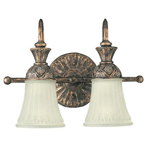 Sea Gull Lighting Two Light Highlands Wall Fixture in Palladium   47251 824