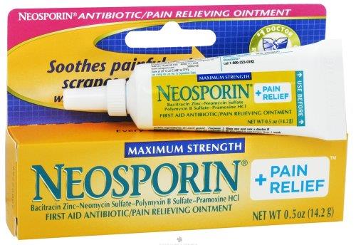 Neosporin First Aid Antibiotic/Pain Relieving Ointment 0.5 oz (14.2 g)