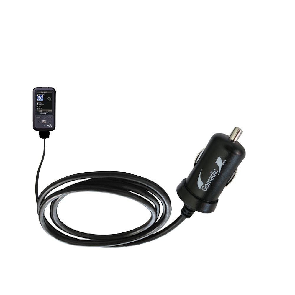 Mini Car Charger compatible with the Sony Walkman NW S716F