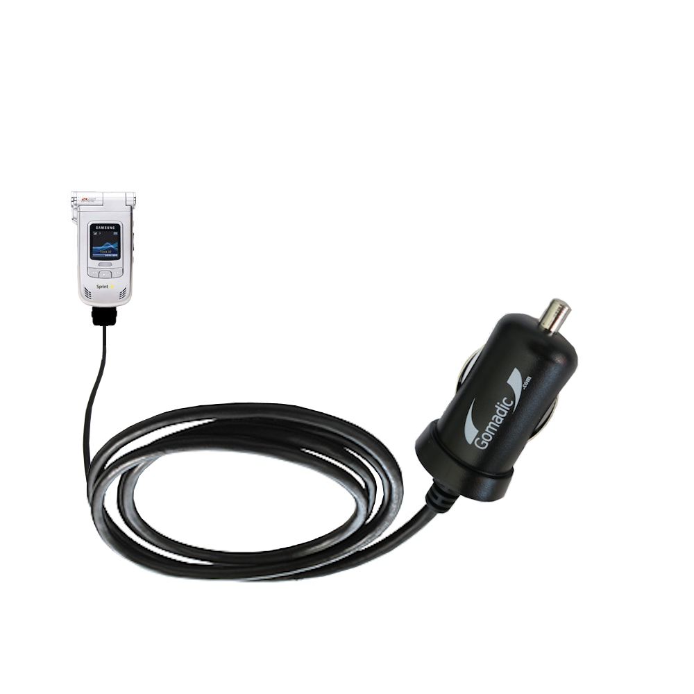 Mini Car Charger compatible with the Samsung SPH A940 / MM A940