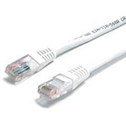 STARTECH C6PATCH6WH 6 ft White Molded Cat6 UTP Patch Cable   ETL Verified