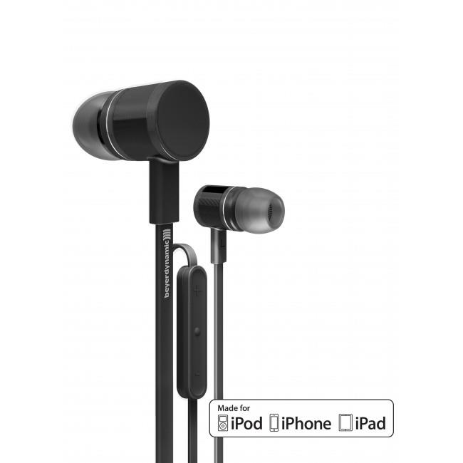 Beyerdynamic iDX 120 iE Black Neodymium Earbuds Earphones Mic / Remote iPhone