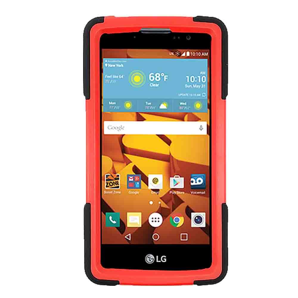 Tough Protector Hard Shell Stand Case For Boost Mobile LG Volt 2 LS751