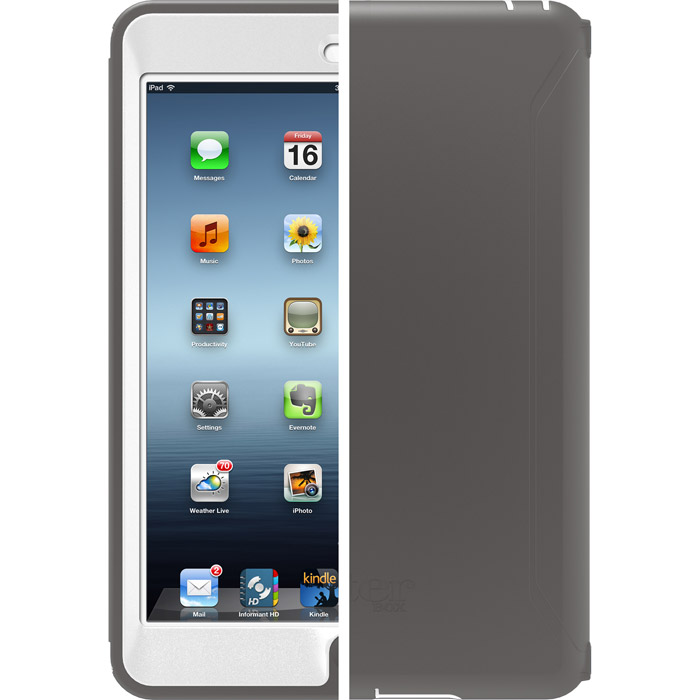 Otterbox iPad mini Defender Series Case (White   Grey)