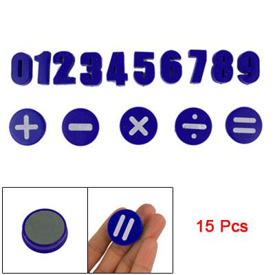 Children Preschool Blue White Magnetic Numbers Math Set