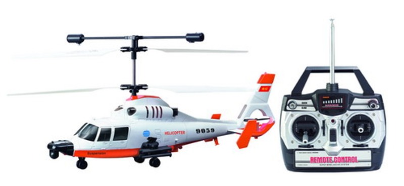 Microgear Radio Control RC 3.5 Channel GunShip Helicopter W/ GYRO   Orange