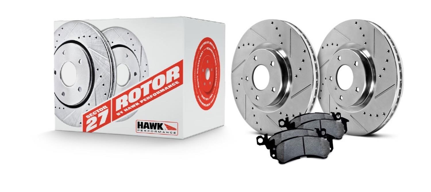 Hawk Performance HK5077.453Z Sector 27 Brake Kits 10 13 Genesis Coupe