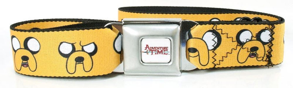 Adventure Time Faces of Jake Seat Belt Buckle Belt