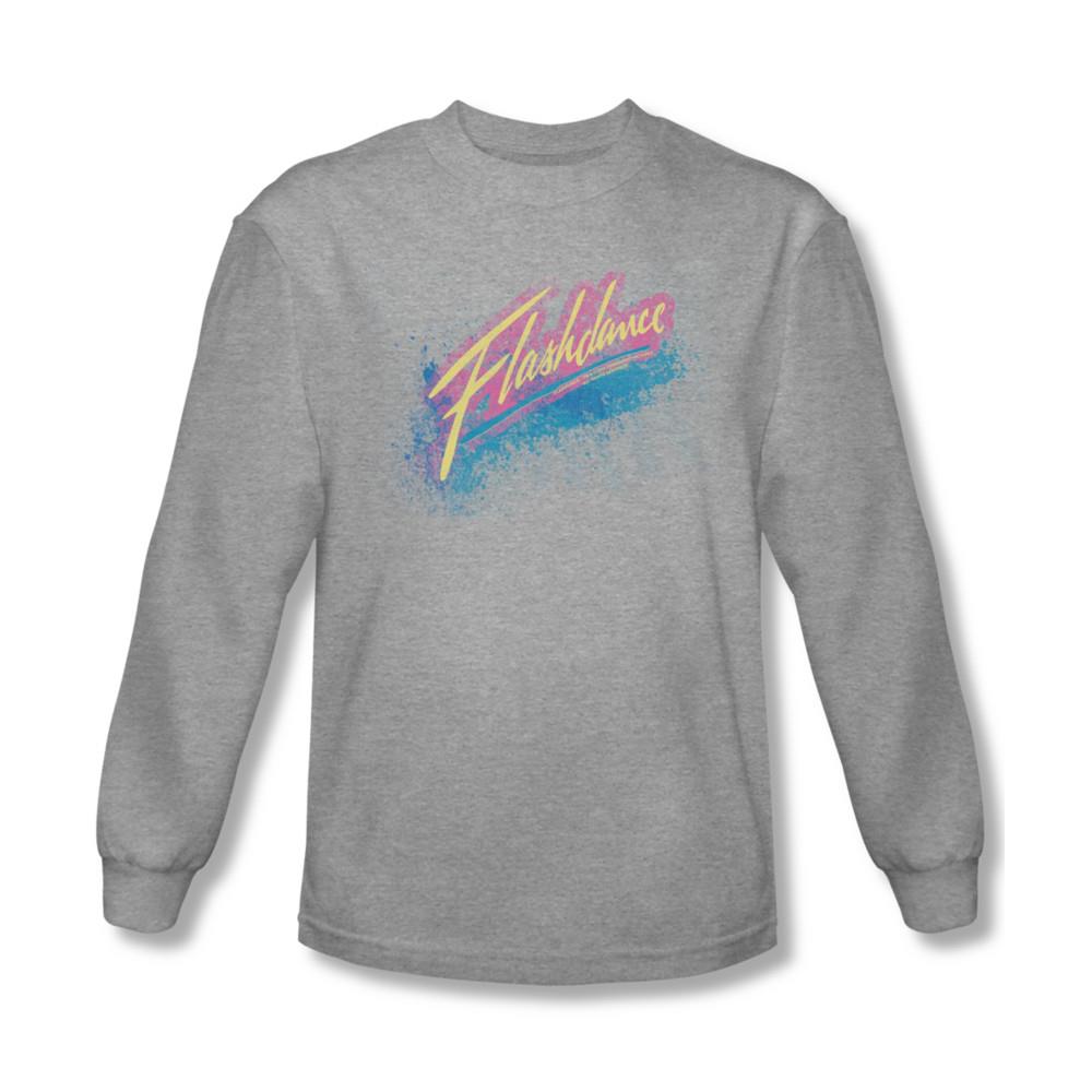 Flashdance Spray Logo Mens Long Sleeve Shirt