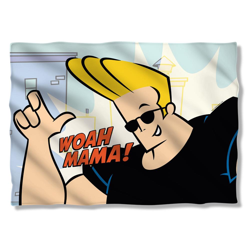 Johnny Bravo Funny Cartoon Network TV Series Woah Mama! Pillow Case