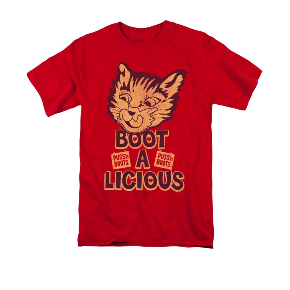 Puss N Boots Boot A Licious Mens Short Sleeve Shirt