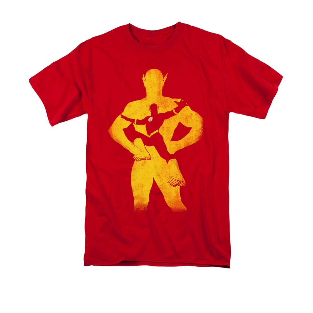 Justice League Flash Knockout Mens Short Sleeve Shirt