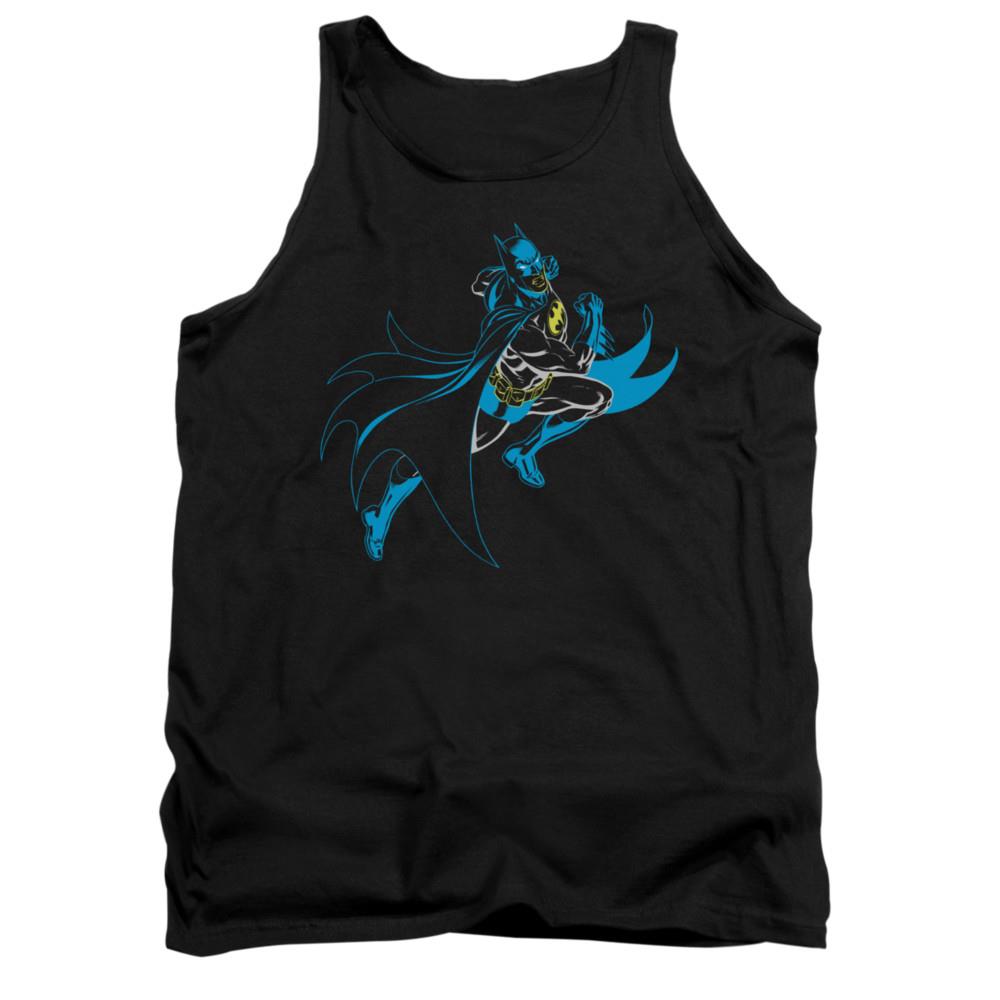 Batman Neon Batman Mens Tank Top Shirt