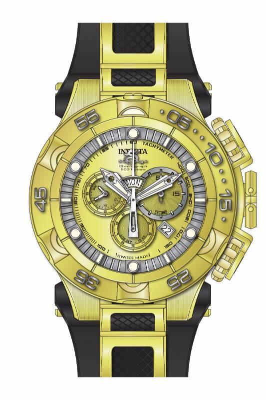 Invicta Men's 15926 Subaqua Quartz Chronograph Gold Dial Watch