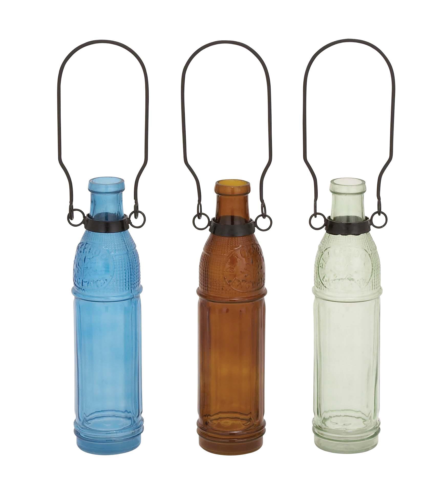 The Simple Glass Metal Bottle 3 Assorted